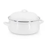 Golden Rabbit Dinnerware|Dutch Oven in Solid White