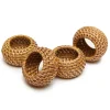 Caravan Place Settings & Linens|Eclipse Napkin Ring in Natural, Set of 4