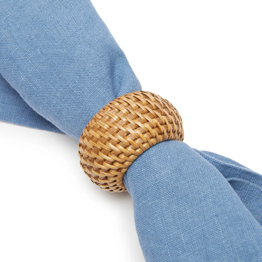 Caravan Place Settings & Linens|Eclipse Napkin Ring in Natural, Set of 4