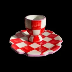 Vaisselle Dinnerware|Eggcellent Checkerboard Egg Cup