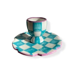 Vaisselle Dinnerware|Eggcellent Checkerboard Egg Cup