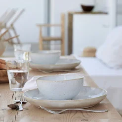 Costa Nova Dinnerware|Eivissa Collection Cereal Bowls in Sand Beige, Set of 6