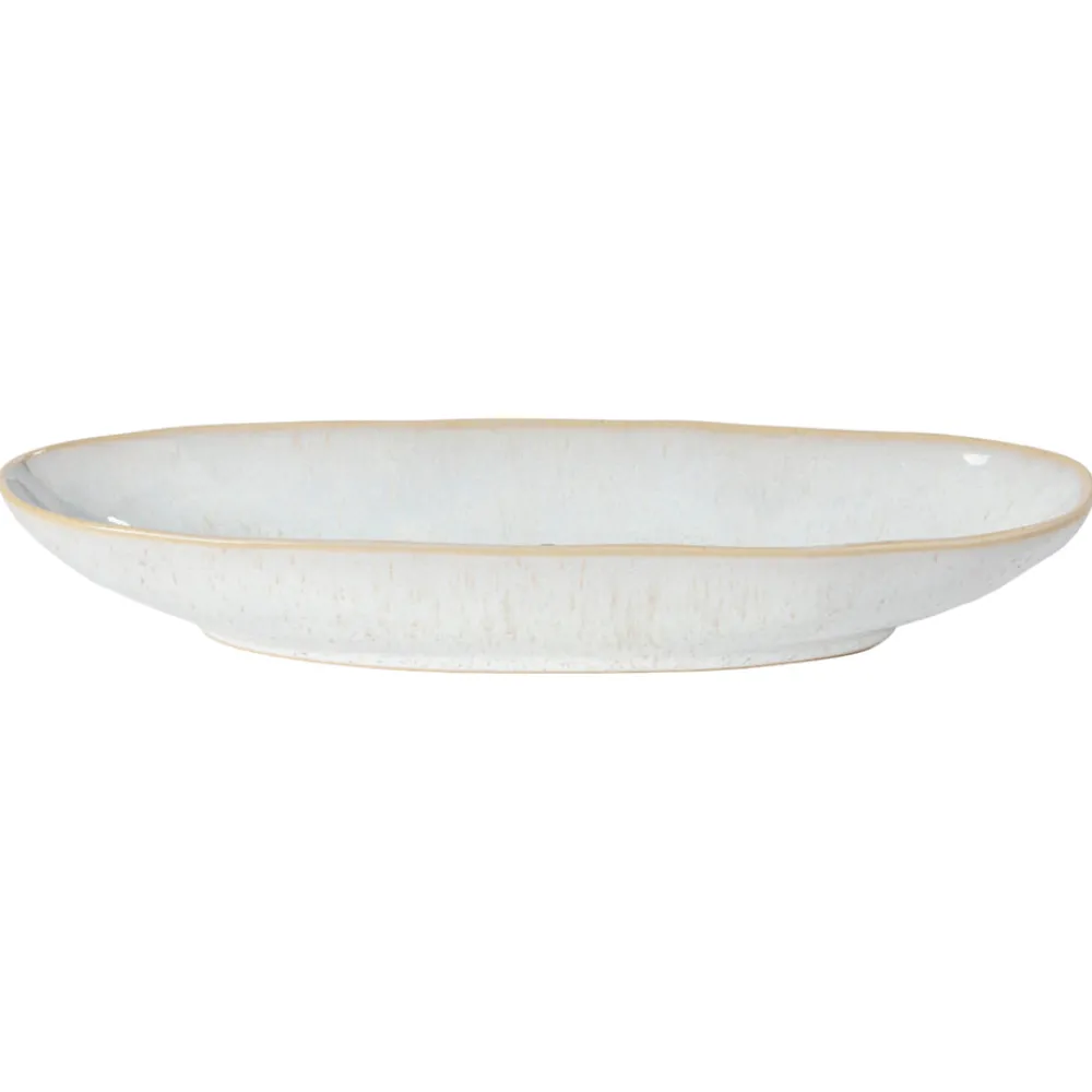 Costa Nova Dinnerware|Eivissa Collection Oval Platter 13" in Sand Beige