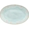 Costa Nova Dinnerware|Eivissa Collection Oval Platter 18" in Sea Blue