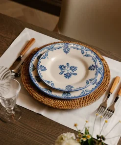 Rebecca Udall Dinnerware|Eleanor Dessert Plate in Blue