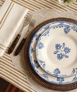 Rebecca Udall Dinnerware|Eleanor Dinner Plate in Blue