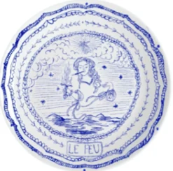 Josephine Dessine Dinnerware|Element "Le Feu" Plate