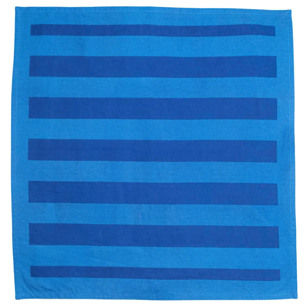 Carolina Irving and Daughters Place Settings & Linens|Elena Blue Stripe Napkins