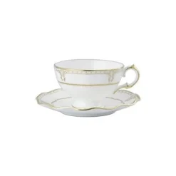 Royal Crown Derby Dinnerware|Elizabeth Gold Tea Cup & Saucer