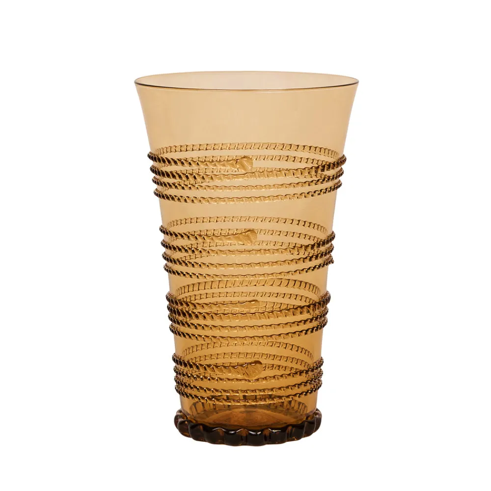 Juliska Glassware|Ella Large Tumbler in Amber