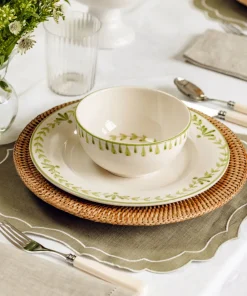 Rebecca Udall Dinnerware|Elouise Cereal Bowl in Green
