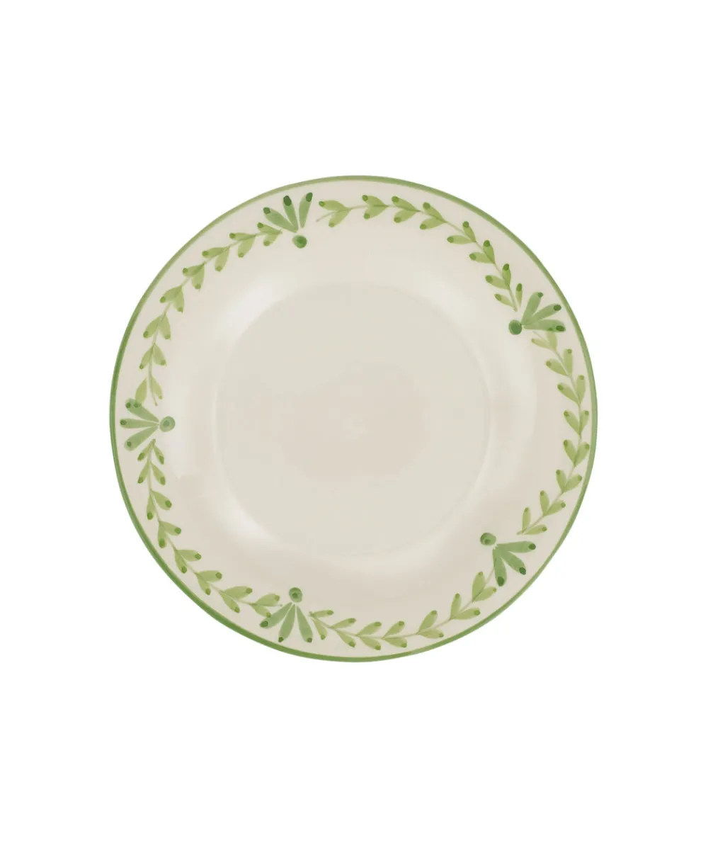 Rebecca Udall Dinnerware|Elouise Dessert Plate in Green, Set of 6
