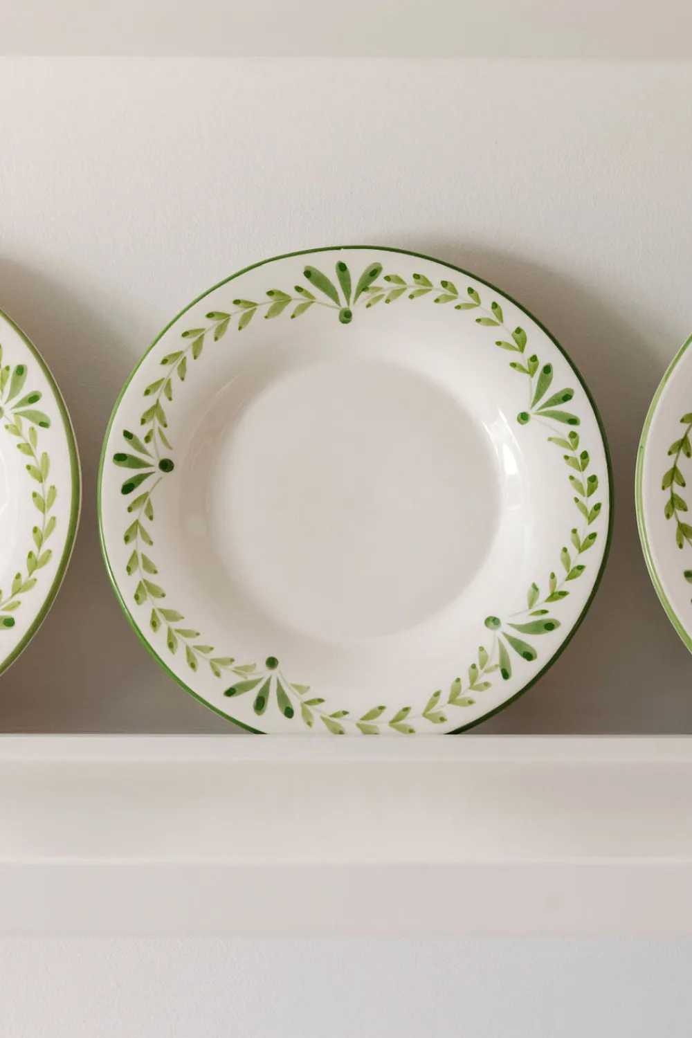 Rebecca Udall Dinnerware|Elouise Dessert Plate in Green, Set of 6