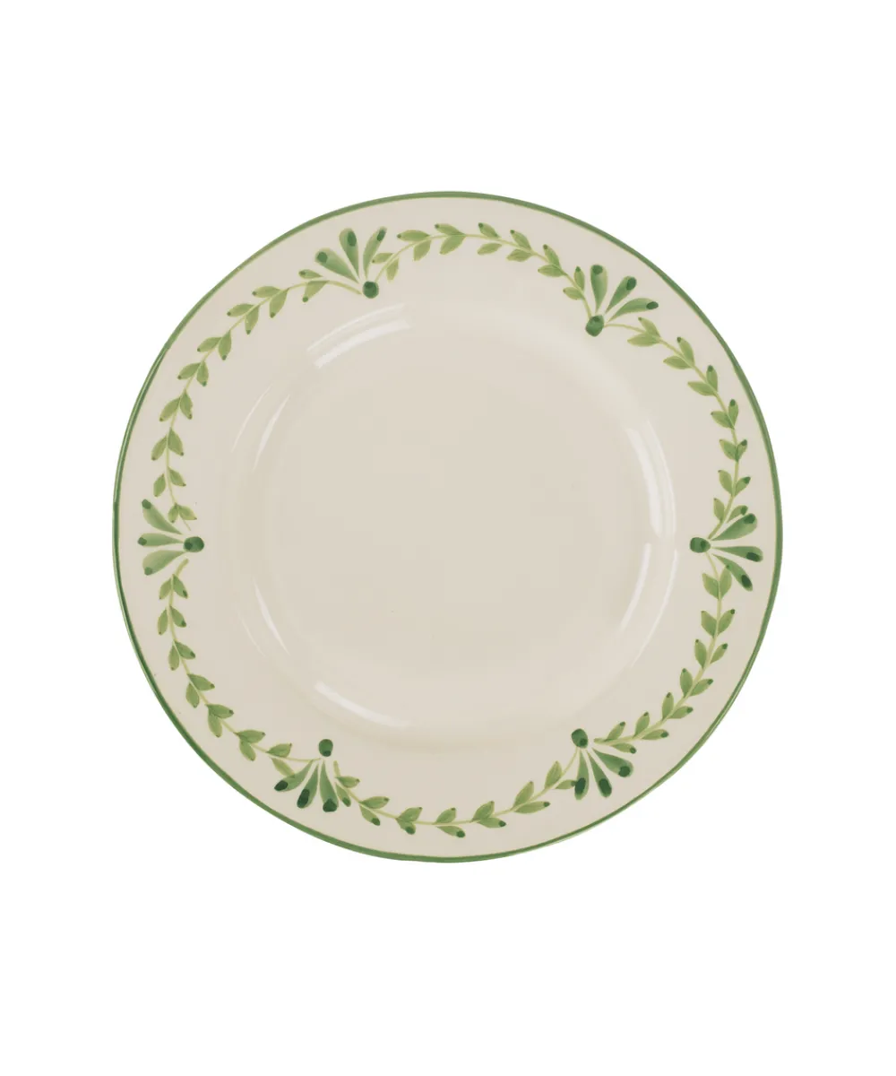 Rebecca Udall Dinnerware|Elouise Dinner Plate in Green, Set of 6