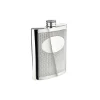 Salisbury Bar|Silver|Embossed Flask