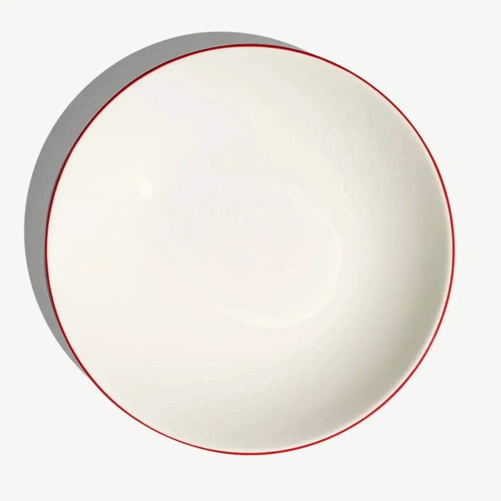 Made In Dinnerware|Entre Bowls in Red Rim