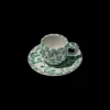Piano Piano Dinnerware|Espresso Cup with Saucer in Verde