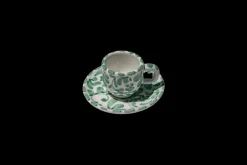 Piano Piano Dinnerware|Espresso Cup with Saucer in Verde