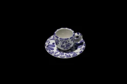 Piano Piano Dinnerware|Espresso Cup with Saucer in Azul Classico