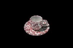 Piano Piano Dinnerware|Espresso Cup with Saucer in Vinto Tinto