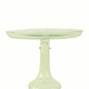 Estelle Colored Glass Dinnerware|Estelle Cake Stand Mint Green