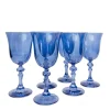 Estelle Colored Glass Glassware|Estelle Colored Regal Goblet in Cobalt Blue, Set of 6