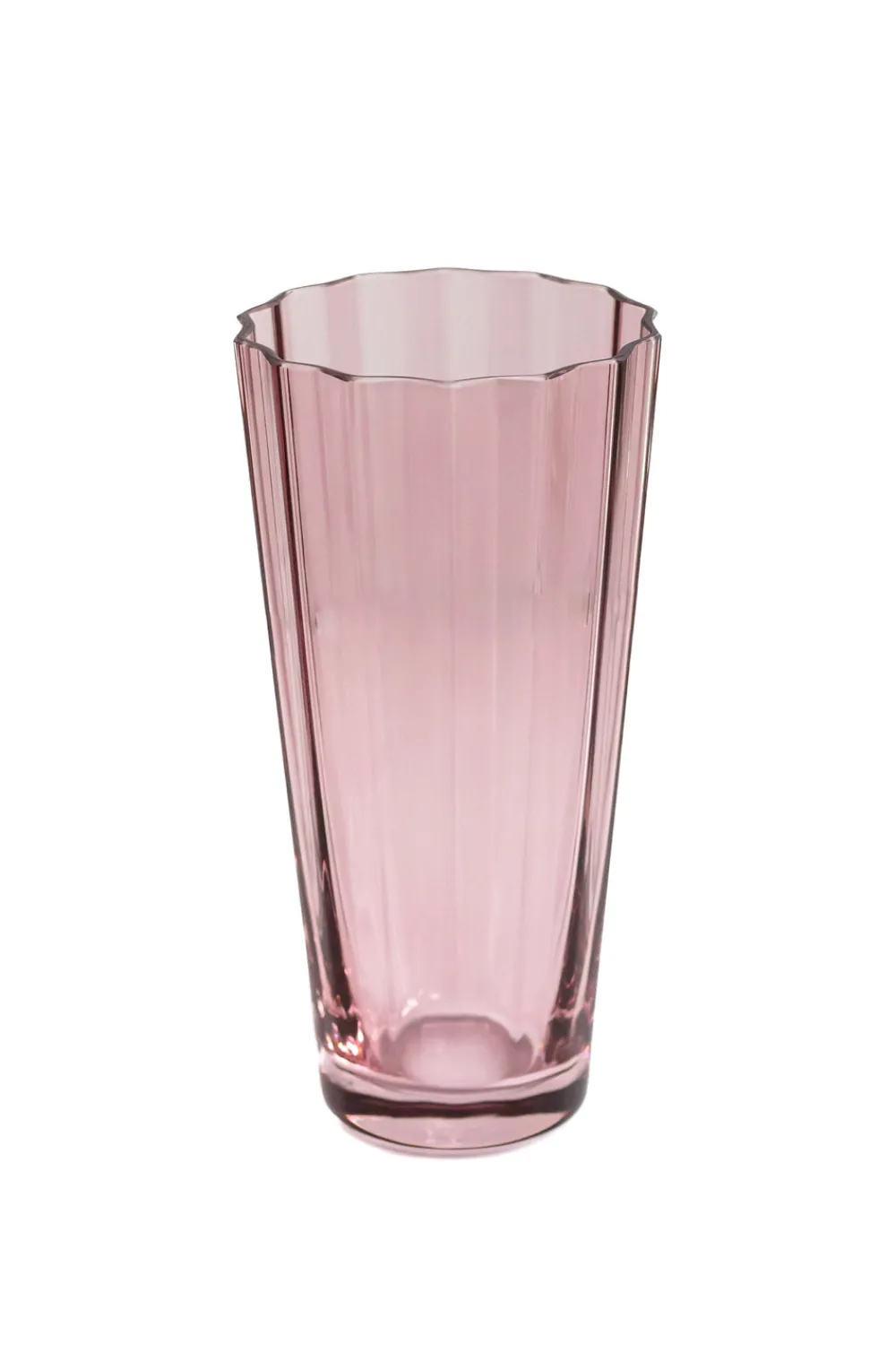 Estelle Colored Glass Glassware|Estelle Colored Sunday High Balls, Set of 6 in Rose