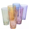 Estelle Colored Glass Glassware|Estelle Colored Sunday High Balls, Set of 6 in Pastel Mixed Set