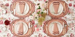 Loulou La Dune Place Settings & Linens|Eva Tablecloth in Rose Floral