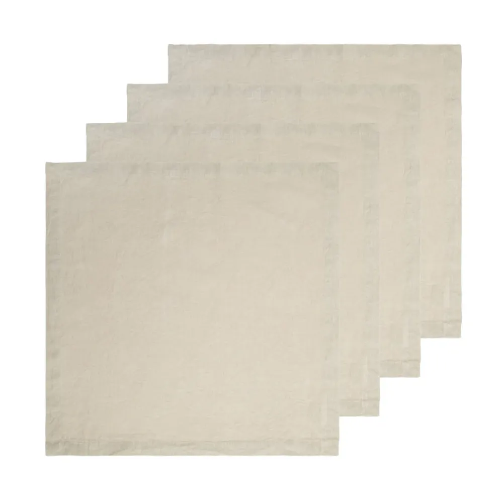 Caravan Place Settings & Linens|Everyday Napkin in Stone, Set of 4