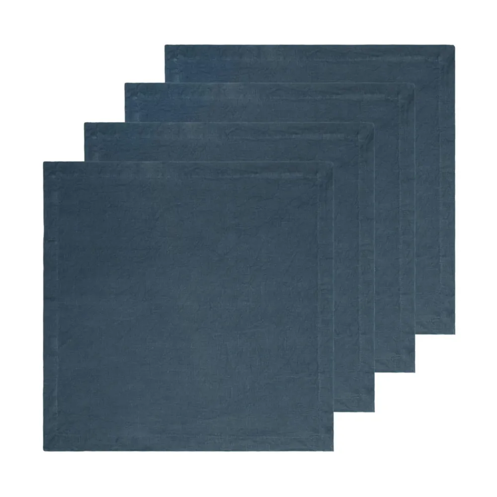 Caravan Place Settings & Linens|Everyday Napkin Indigo, Set of 4