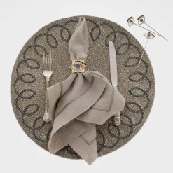 Joanna Buchanan Place Settings & Linens|Evil Eye Napkin Rings, Set of Two