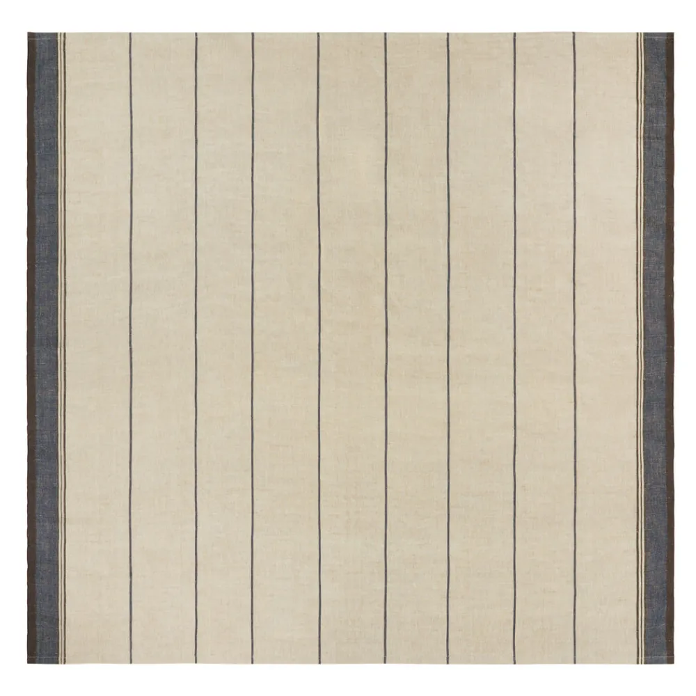 Caravan Place Settings & Linens|Eze 60x90 Tablecloth in Ivory & Blue