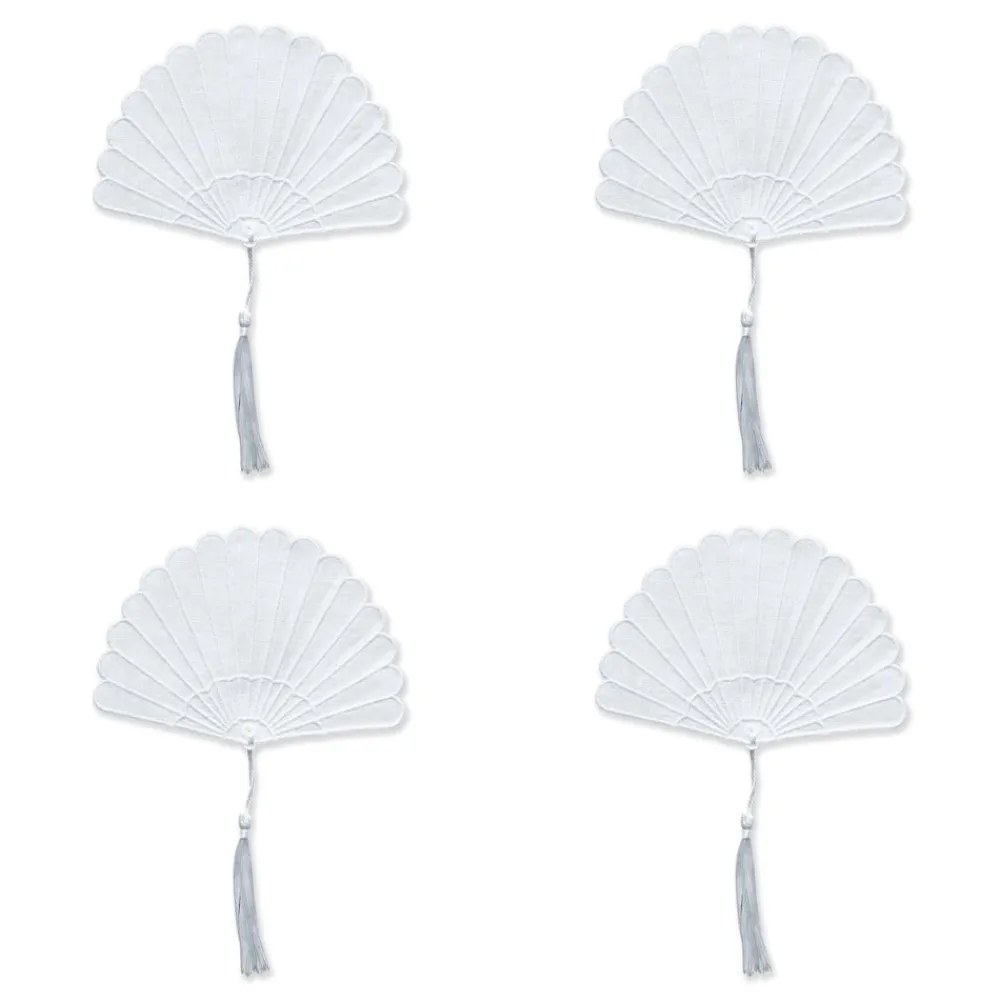 Chefanie Place Settings & Linens|Fan Cocktail Napkins, Set of 4