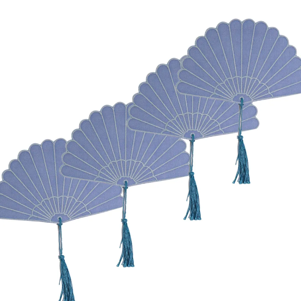 Chefanie Place Settings & Linens|Fan Cocktail Napkins, Set of 4