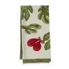 Couleur Nature Place Settings & Linens|Fig Red & Green Tea Towels, Set of 3