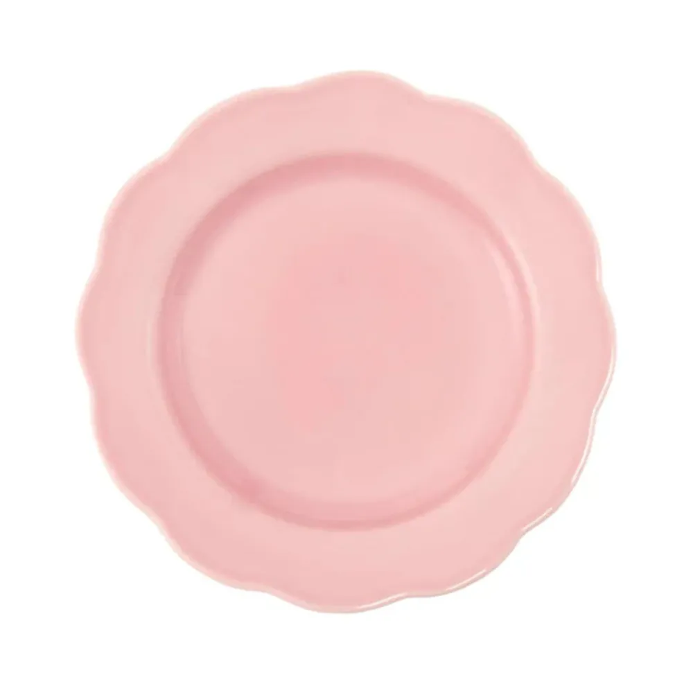 Cabana Dinnerware|Fiore Dessert Plate in Pink