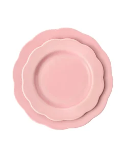 Cabana Dinnerware|Fiore Dessert Plate in Pink