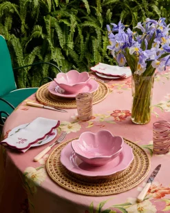 Cabana Dinnerware|Fiore Ice Cream Bowl in Pink