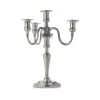Match Silver|Candles|4-Flame Candelabra