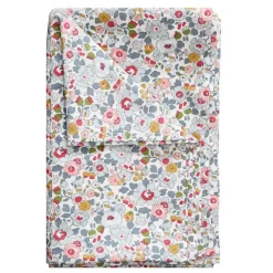 Coco & Wolf Place Settings & Linens|Flat Top Sheet Made With Liberty Fabric in Betsy Grey