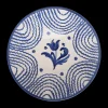 Late Afternoon Dinnerware|Flor Very Large Blue Serving Bowl