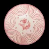 Late Afternoon Dinnerware|Flor Very Large Pink Serving Bowl
