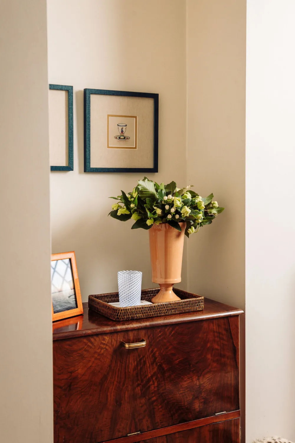 Rebecca Udall Glassware|Flora Ceramic Urn Vase in Terracotta