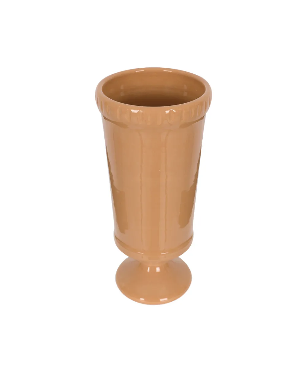 Rebecca Udall Glassware|Flora Ceramic Urn Vase in Terracotta
