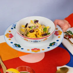 Misette Dinnerware|Floral Dinner Plates, Set of 4