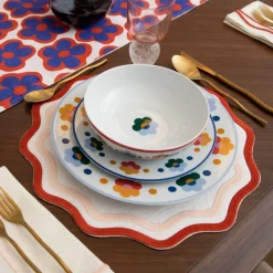 Misette Dinnerware|Floral Salad Plates, Set of 4