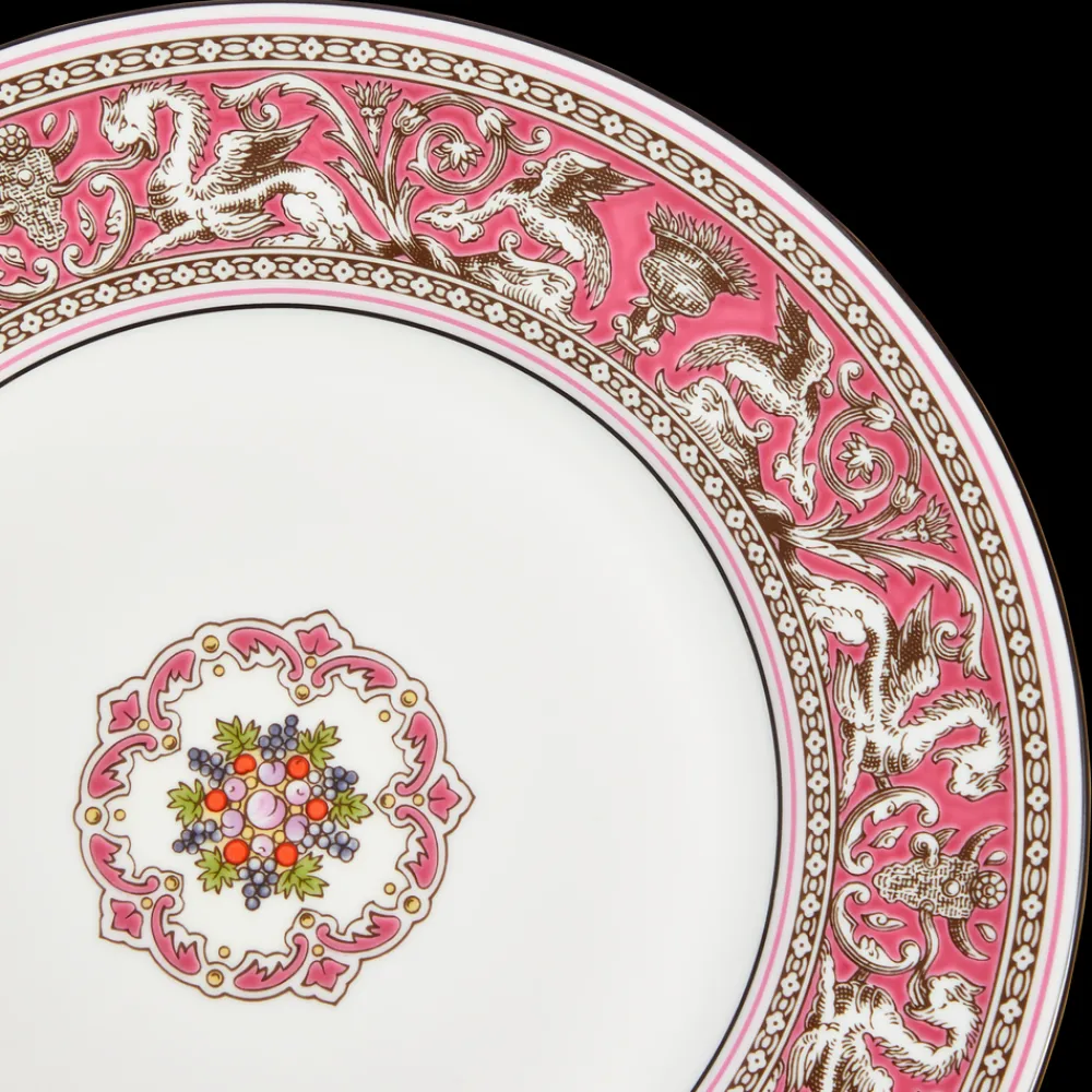 Wedgwood Dinnerware|Florentine Fuchsia Plate 8.1"
