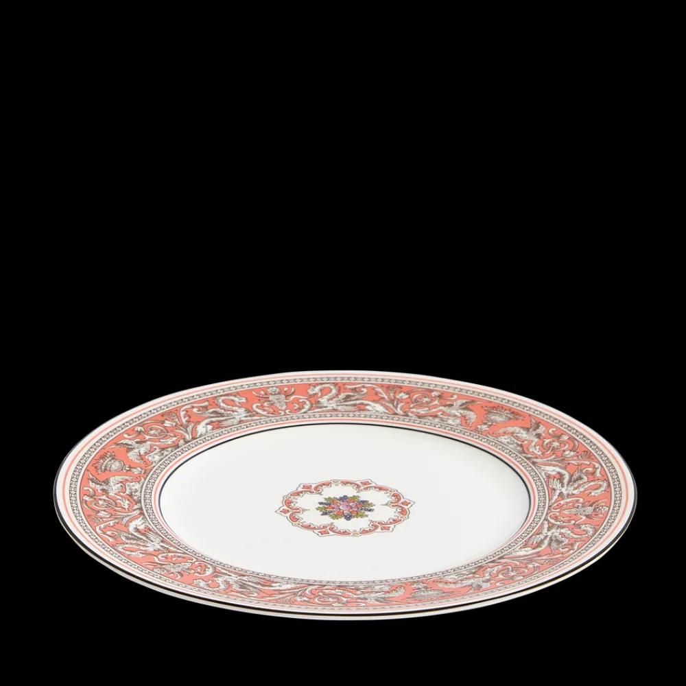 Wedgwood Dinnerware|Florentine Salmon Plate 10.7"