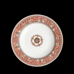 Wedgwood Dinnerware|Florentine Salmon Rim Soup 8.9"